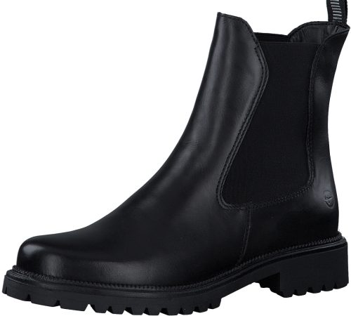 Tamaris Chelseaboots Blockabsatz, Schlupfboots mit beidseitigen Stretcheinsätzen