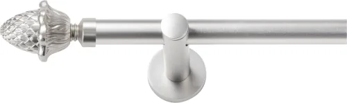 Sn Deco Group, SN DECO GROUP Gardinenstange "Gardinenstange Nantes Ø 19 mm, 1-läufig, Fixmass, verschraubt" Ø 19 mm Fixmass;kürzbar
