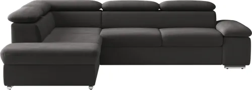 Sit & More, sit&more Ecksofa "Valantine L-Form, B: 272 cm" mit Arm- & Kopfteilverstellung, optional mit Bettfunktion