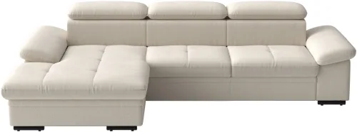 Sit & More, sit&more Ecksofa "Viola, L-Form, B: 260 cm" optional Bettfunktion,inkl Armteil- & Kopfteilverstellung
