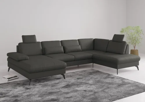 Sit & More, sit&more Wohnlandschaft "Morris Jubi" wahlweise mit Armteilverstellung, Bettfunktion & Bettkasten
