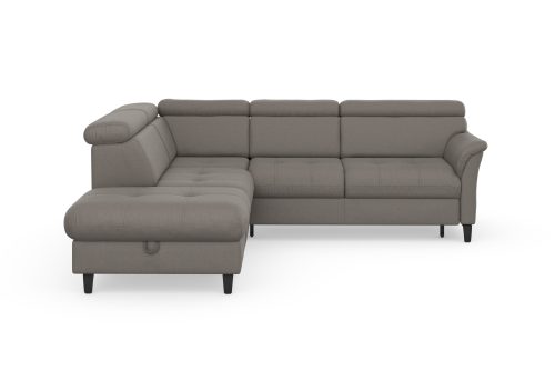 SIT&MORE, sit&more Ecksofa, inklusive Kopfteilverstellung, wahlweise mit Bettfunktion und Bettkasten