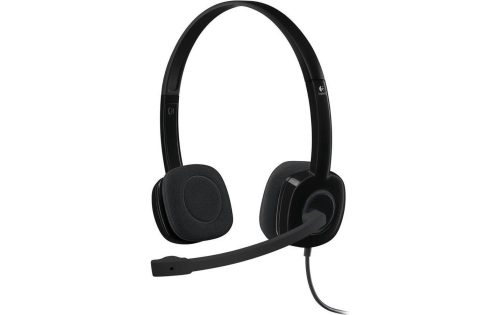 Logitech, Logitech H151 Kopfhörer Verkabelt Kopfbügel Geräuschunterdrückung mit Mikrofon Schwarz mit Mikrofon