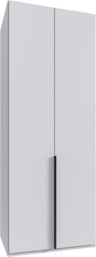 Wimex, Wimex Kleiderschrank »Mugano,in 8 Breiten,3 Höhen,2 Tiefen, viele Farben, Made in Germany«, (in Basic oder Premium Ausstattung mit 2 weiteren Einlegeböden), mit langen oder kurzen Griffen aus Metall, mit oder ohne Spiegel