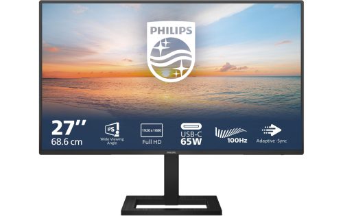 Philips, Philips Monitor 27E1N1300AE 27", Full HD 1920 x 1080, 100 Hz 27" FHD Monitor – Monitor/PC Bildschirm