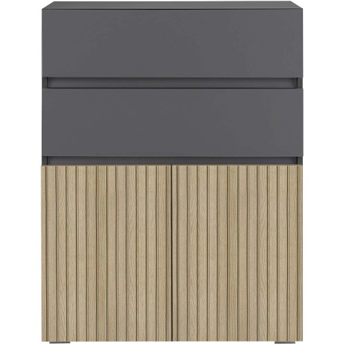 HOME AFFAIRE, Home affaire Midischrank »Wisla«, Höhe 98 cm, mit Türen & Schubkasten