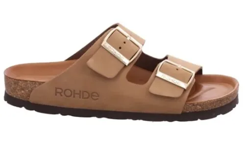 Rohde - Pantoletten, für Damen, Beige, Größe 39