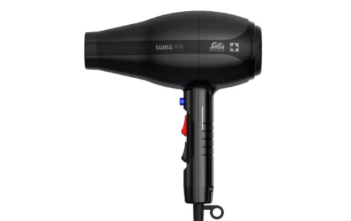 Solís, Solis Swiss Air Ion Schwarz 1.8m. SEV Haarföhn – Haarföhn/Haartrockner