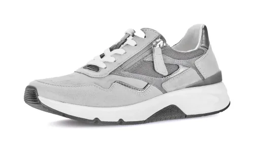Rollingsoft, rollingsoft Keilsneaker, Freizeitschuh, Halbschuh, Schnürschuh, Aussenreissverschluss, G-Weite