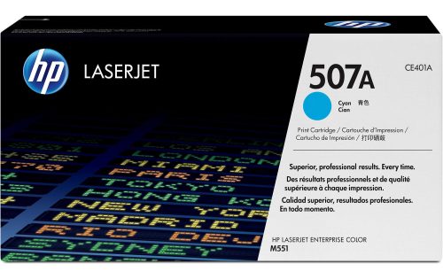 HP, HP Toner-Modul 507A cyan CE401A LJ Enterprise 500 Col. 6000 S.