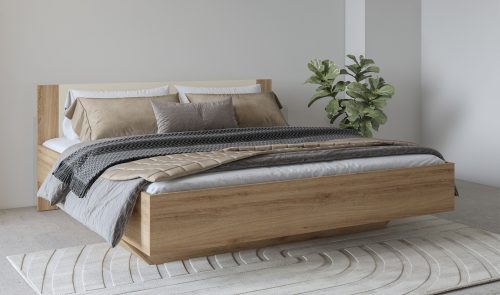 HOME AFFAIRE, Home affaire Bettgestell »Bitry, Breite 160 bzw. 180 cm, moderner Bettrahmen«, Doppelbett in zwei Grössen