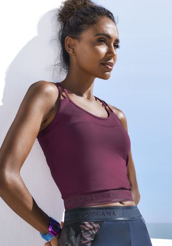 Lascana Active, LASCANA ACTIVE Crop-Top mit Teilungsnaht