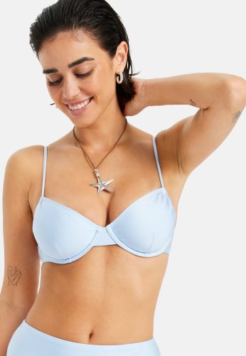 Lscn By Lascana, LSCN by LASCANA Bügel-Bikini-Top "Nele" mit glänzender Beschichtung