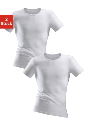 Clipper Exclusive, Clipper Exclusive Unterhemd 2 Stk. spürbar weich und glatt - in Feinripp, Unterziehshirt, Kurzarm T-Shirt