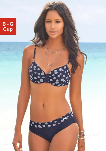 Lascana, LASCANA Bügel-Bikini mit einer schlichten Schlaufe zwischen den Cups