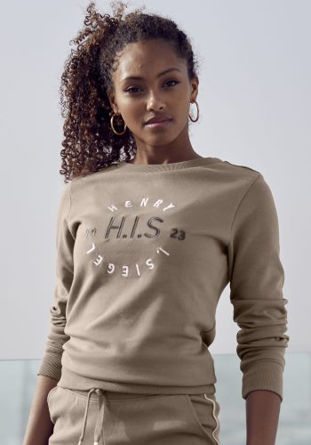 H.I.S, H.I.S Sweatshirt, mit grosser Logo Stickerei