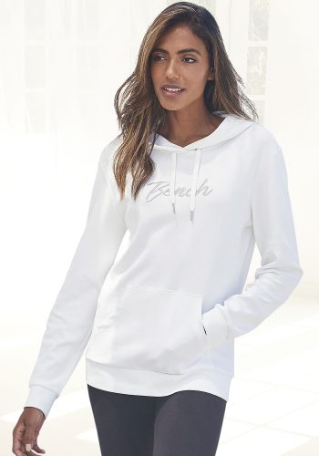 Bench., Bench. Kapuzensweatshirt, mit glänzender Logostickerei