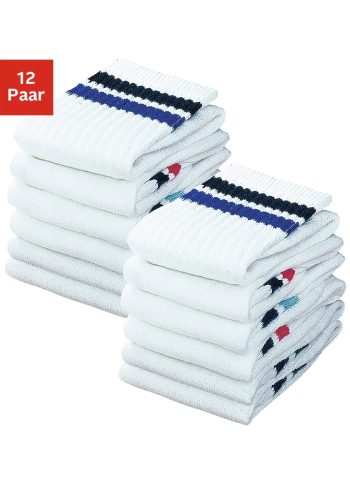 GO IN, Go in Tennissocken, (12 Paar), mit Frottee