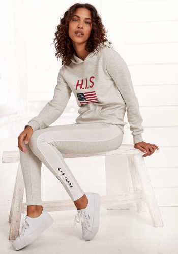 H.I.S, H.I.S Kapuzensweatshirt, mit Logodruck und Kängurutasche