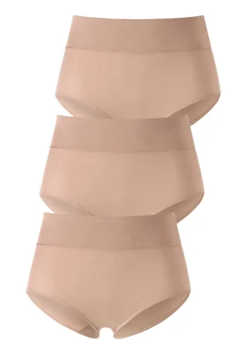 Lascana, LASCANA Taillenslip Packung, 3 Stk. mit besonders komfortablem Bündchen