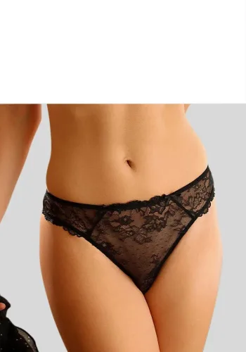 Lascana, LASCANA Slip aus floraler Spitze