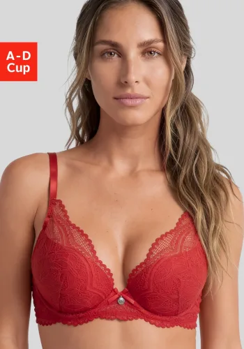 Nuance By Lascana, Nuance by Lascana Neckholder-BH "Vivianna" mit verschiedenen Tragevarianten, mit floraler Spitze, Dessous