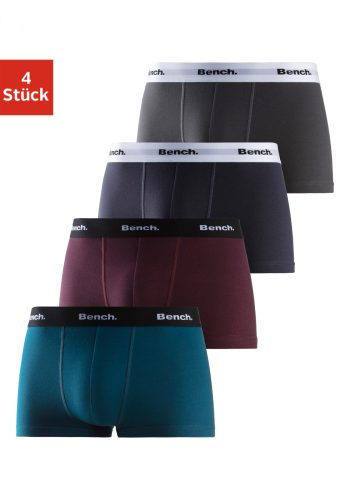 Bench, Bench. Hipster Packung, 4 Stk. knapp sitzende Boxershorts aus Baumwollmischung