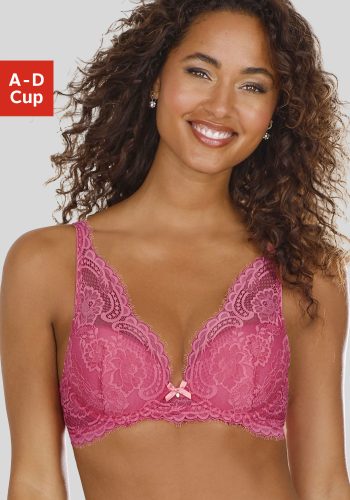 Lascana, LASCANA Schalen-BH "Valentina" mit floraler Spitze im High-Apex Look, Dessous