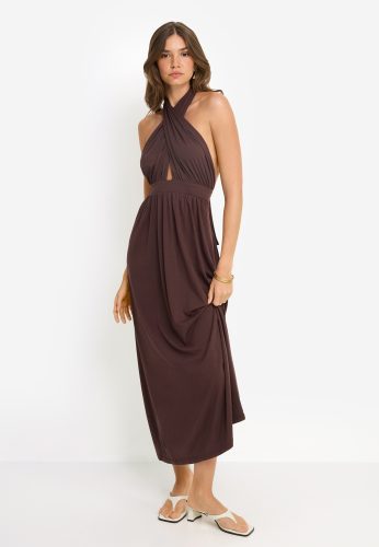 Lscn By Lascana, LSCN by LASCANA Neckholderkleid in Maxilänge