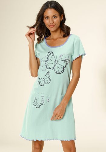 Vivance Dreams By Lascana, Vivance Dreams by Lascana Nachthemd mit Schmetterling Motiv