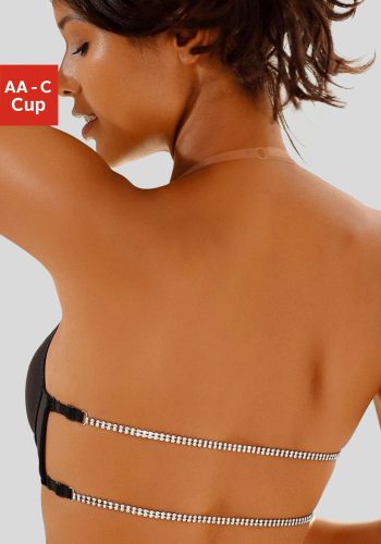 Lascana, LASCANA Push-up-BH mit Strassrücken für tiefen Rückenausschnitt, sexy Dessous, Sommer