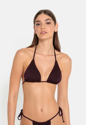Lscn By Lascana, LSCN by LASCANA Triangel-Bikini-Top "Nele" mit glänzender Beschichtung