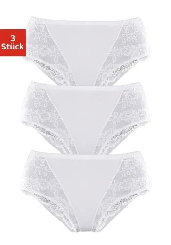 Petite Fleur By Lascana, petite fleur by Lascana Formslip 3er-Pack, aus elastischer Baumwoll-Qualität