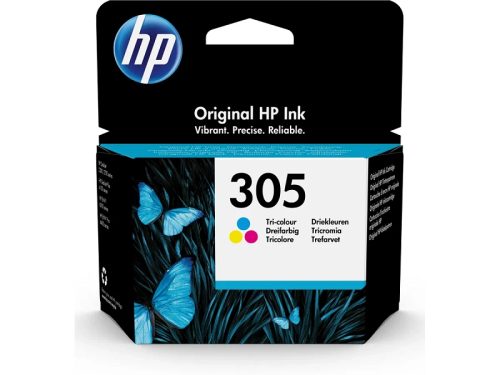 HP, HP 305 Original Tintenpatrone 3YM60AE Cyan, Magenta, Gelb