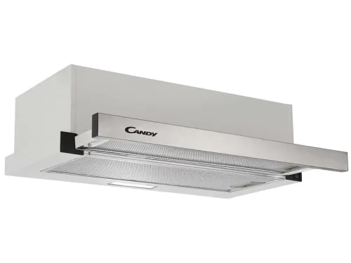 CANDY, Candy CBT6130/3X Dunstabzugshaube 60cm – Einbau Dunstabzug – silber