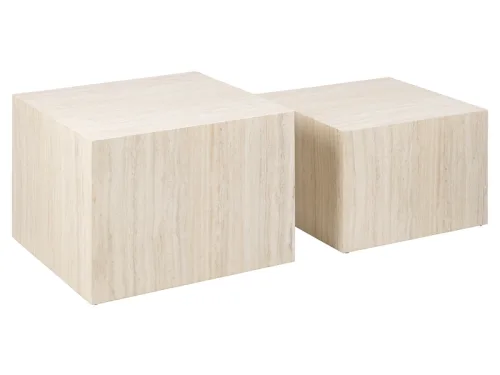 mutoni - Couchtisch-Set Roupy 58, One Size, Beige