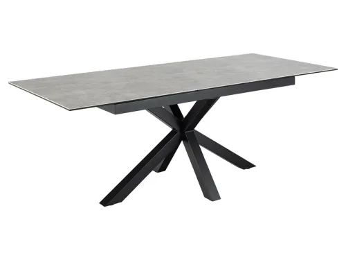 Tisch ausziehbar HEAVEN 168-210x90x76cm grau