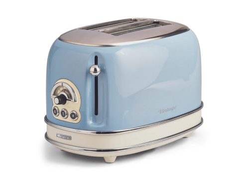 Ariete, Ariete Toaster "Vintage 2 Schlitze, Blau" für 2 Scheiben 810 W Lieferung mit passendem CH-Fixadapter