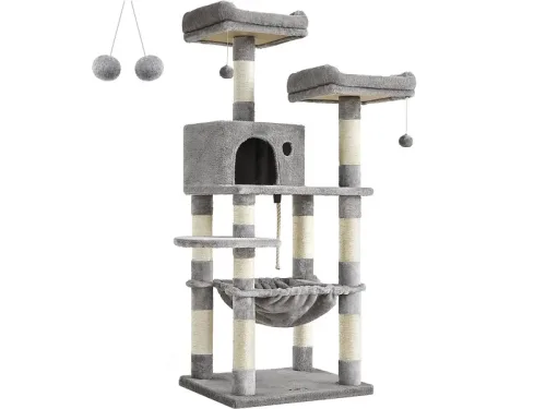 SONGMICS Katzenbaum grau