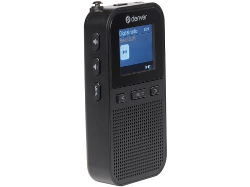 DENVER - Tragbares DAB+/UKW-Radio mit integriertem Lautsprecher