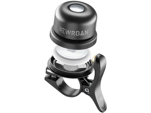 NEWRBAN Klingel Airtag Bell schwarz