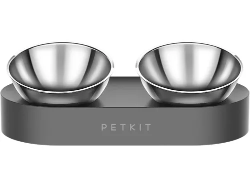 Petkit, Petkit Fresh Nano Metal 15° verstellbarer Futternapf für Haustiere - 2 x 700 ml, L 33 x B 16 x H 10,4 cm
