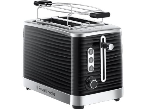 Russell Hobbs, RUSSELL HOBBS Toaster "Inspire 24371-56 Schwarz" 2 kurze Schlitze für 2 Scheiben 1050 W