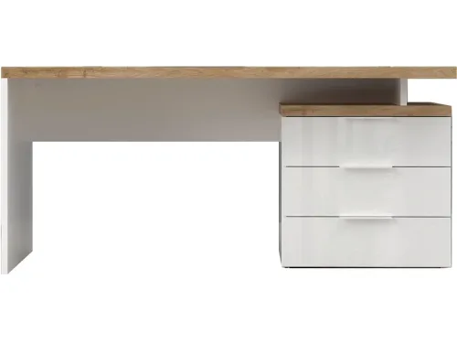 Schreibtisch EASY OFFICE 75x160x75cm weiss lackiert