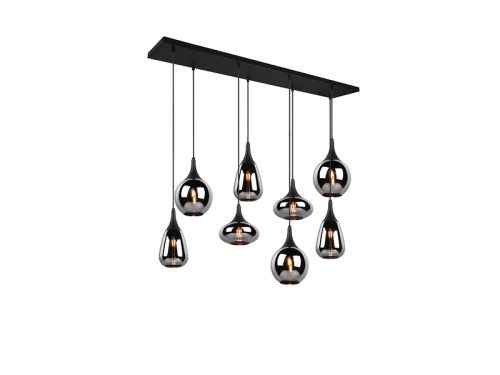Hängelampe LUMINA 34.5x150cm 40W schwarz