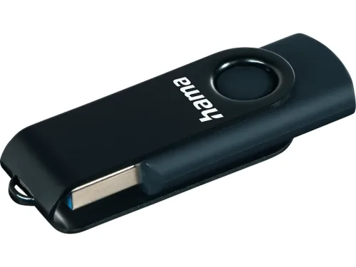Hama, HAMA USB-Stick Rotate 182465 3.0, 128GB, 90MB/s, Petrol