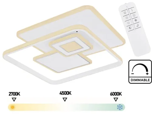 Globo, Led-deckenleuchte 48441-50sh Roderick  
