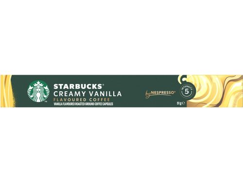 STARBUCKS, STARBUCKS Kaffeekapseln Creamy Vanilla 6221399 by Nespresso Flavoured 10 Stk.