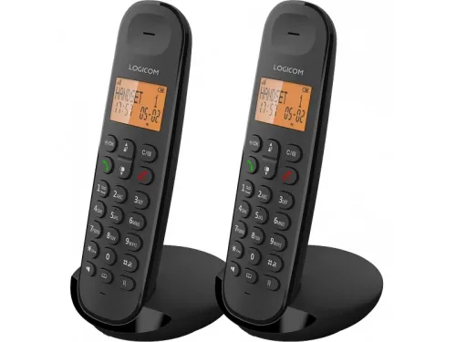 LOGICOM Festnetztelefon LOG-ILOA-250BK Schwarz