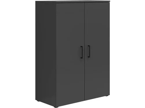 Premium Living, Kommode Multistauraum Graphitfarben , 80/115/40 cm , 